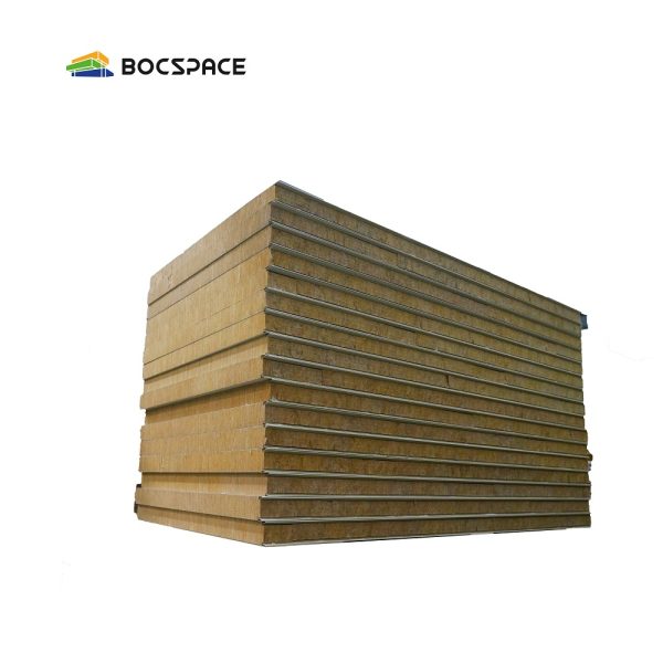 Durable wall board Rock wool color steel sandwich board