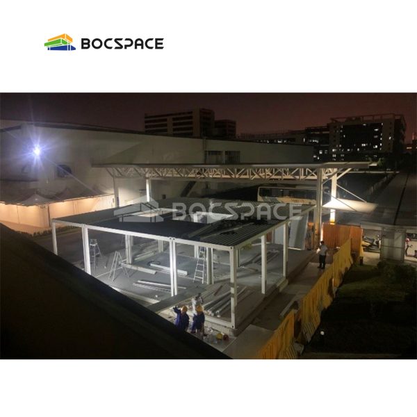 Customized prefab house living greenhouse with bathroom and kitchen Mobile Moving Container House Extendable - 图片 2