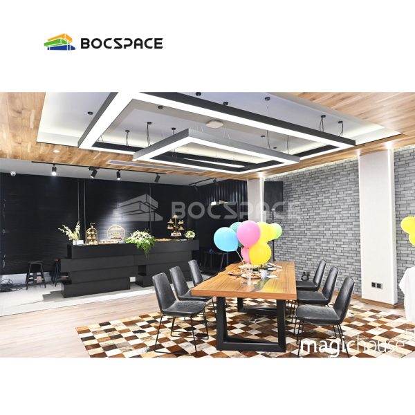 Customized prefab house living greenhouse with bathroom and kitchen Mobile Moving Container House Extendable - 图片 4